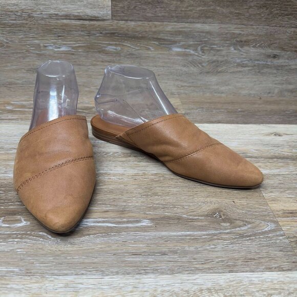 Lucky Brand Baamira Tan Leather Mule Women's Size 10 - Picture 6 of 7